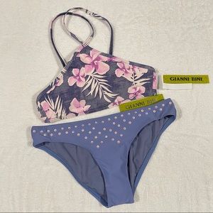 Gianni Bini Vintage Aloha Bikini Set
